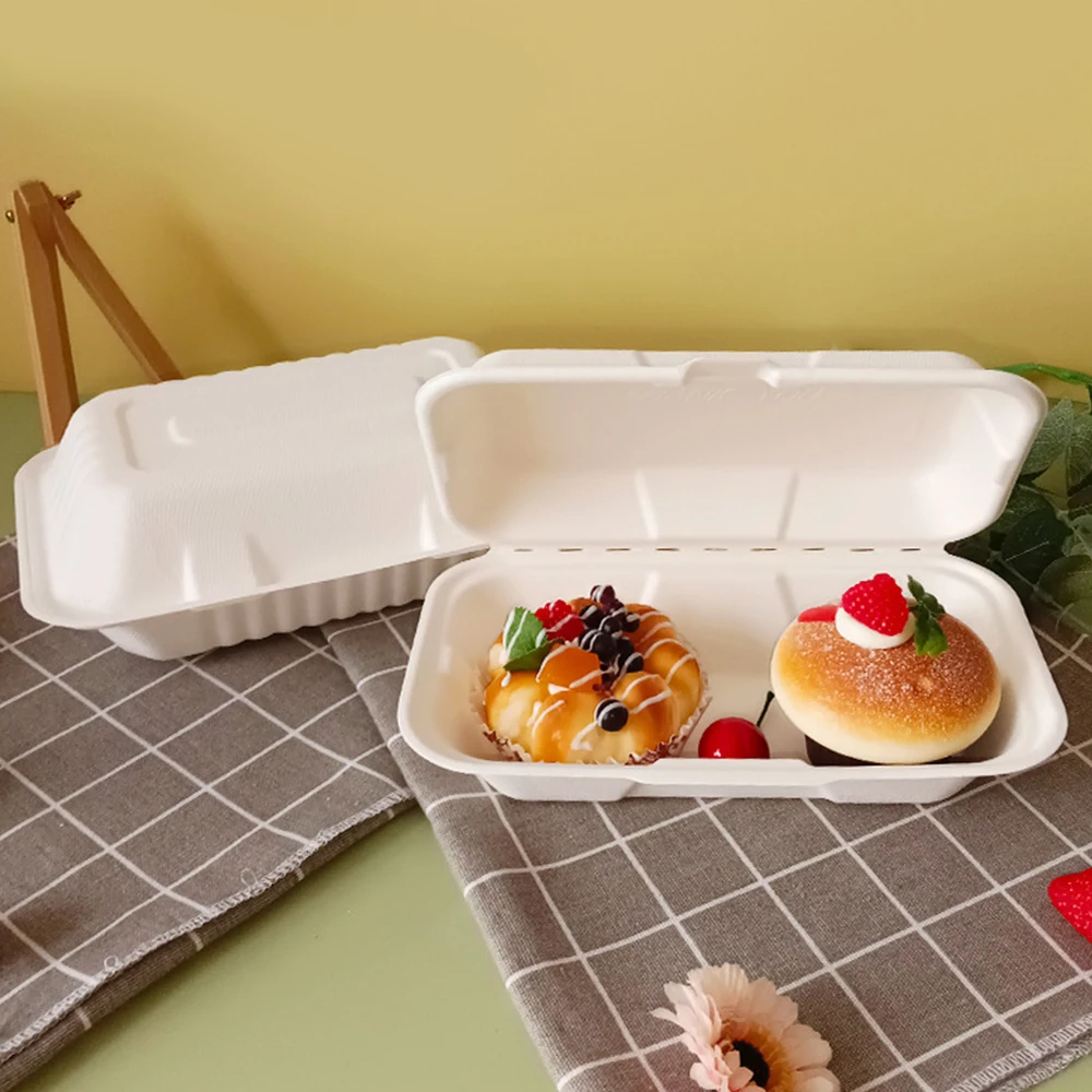 High quality oil-proof disposable fast food packaging burger box food grade takeaway box korean hot dog box