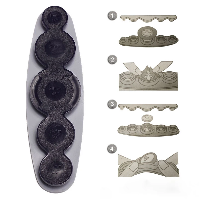 Button Maker Tool for Covering Button Handmade Personalised 11-29mm Covers Buttons Easily and Quickly Decorate Garments