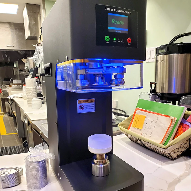 Beverage beer bubble tea can sealer machine Aluminum can automatic can sealing machine