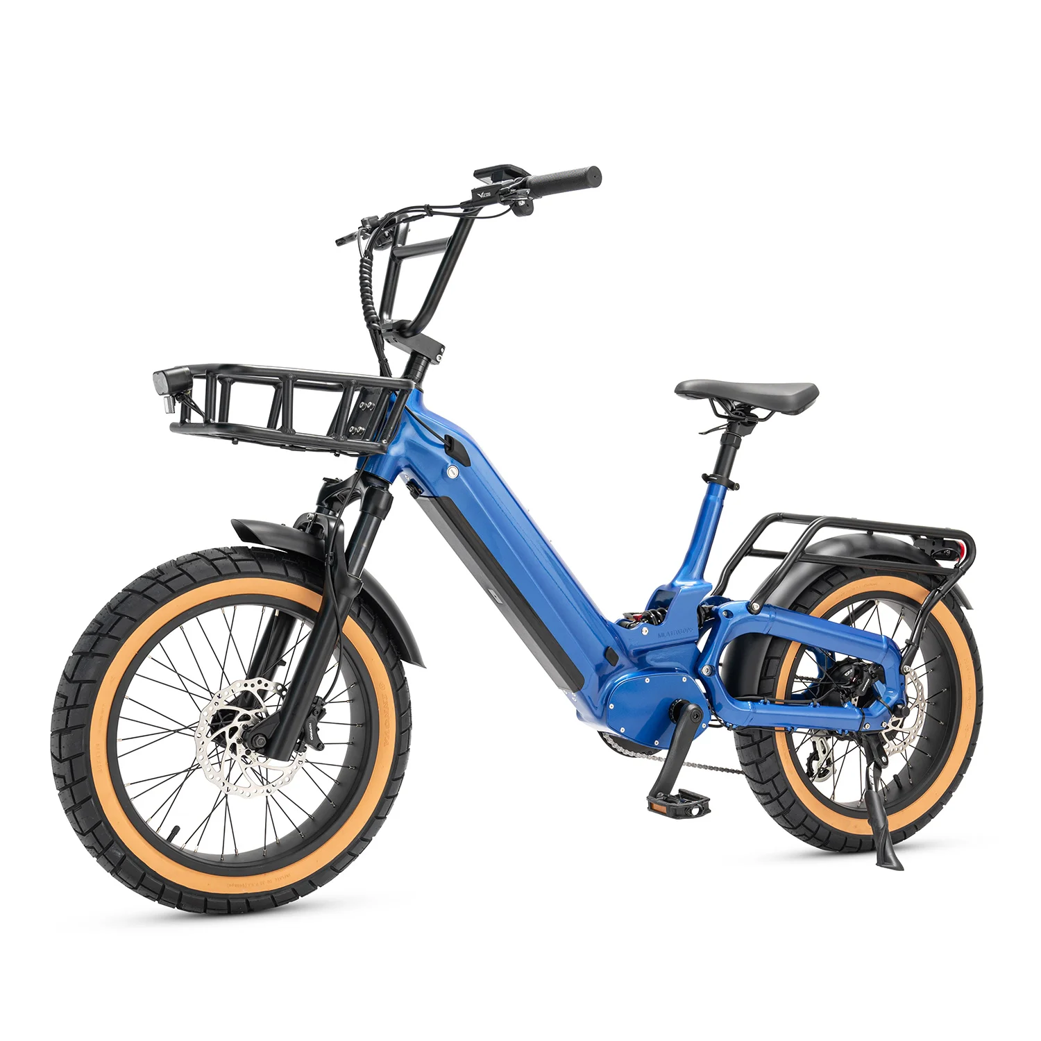 City Ebike fat tire 750w Electric Bicycle with front&rear basket