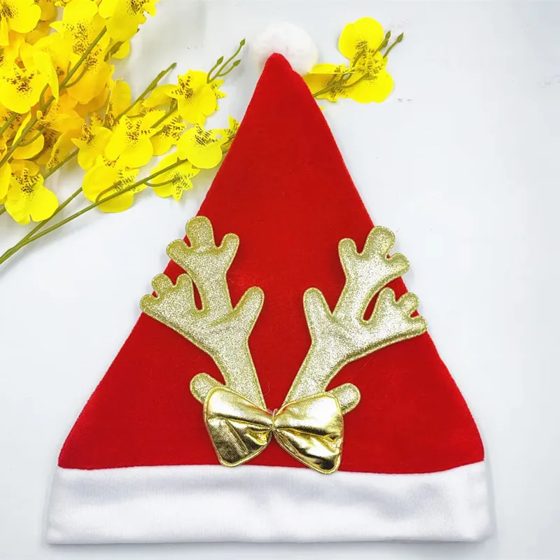 Christmas decorations Antler Adult children Santa hat  party dress up Christmas hats for adults party hats