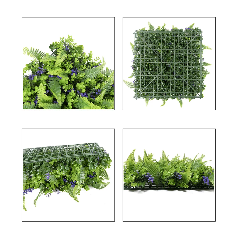 Hot selling artificial grass wall decorative fake leaves artificial plants manufacturer for home decor indoor