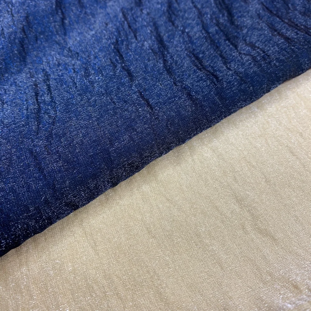 Factory Wholesale 70% Cotton 30% Nylon Wrinkle Fabric in Stock