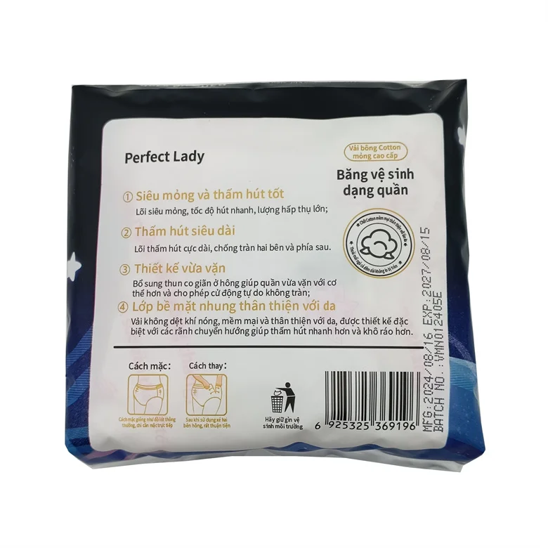 Southeast Asia Style Sanitary Pant Period Panties Underwear Menstrual Pants Overnight