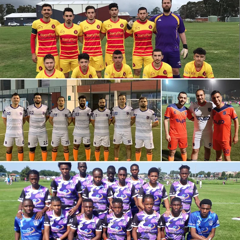 Wholesale Custom Sublimation Digital Print Duick Dry Football Soccer Jersey Shirt Uniform Wear For Team