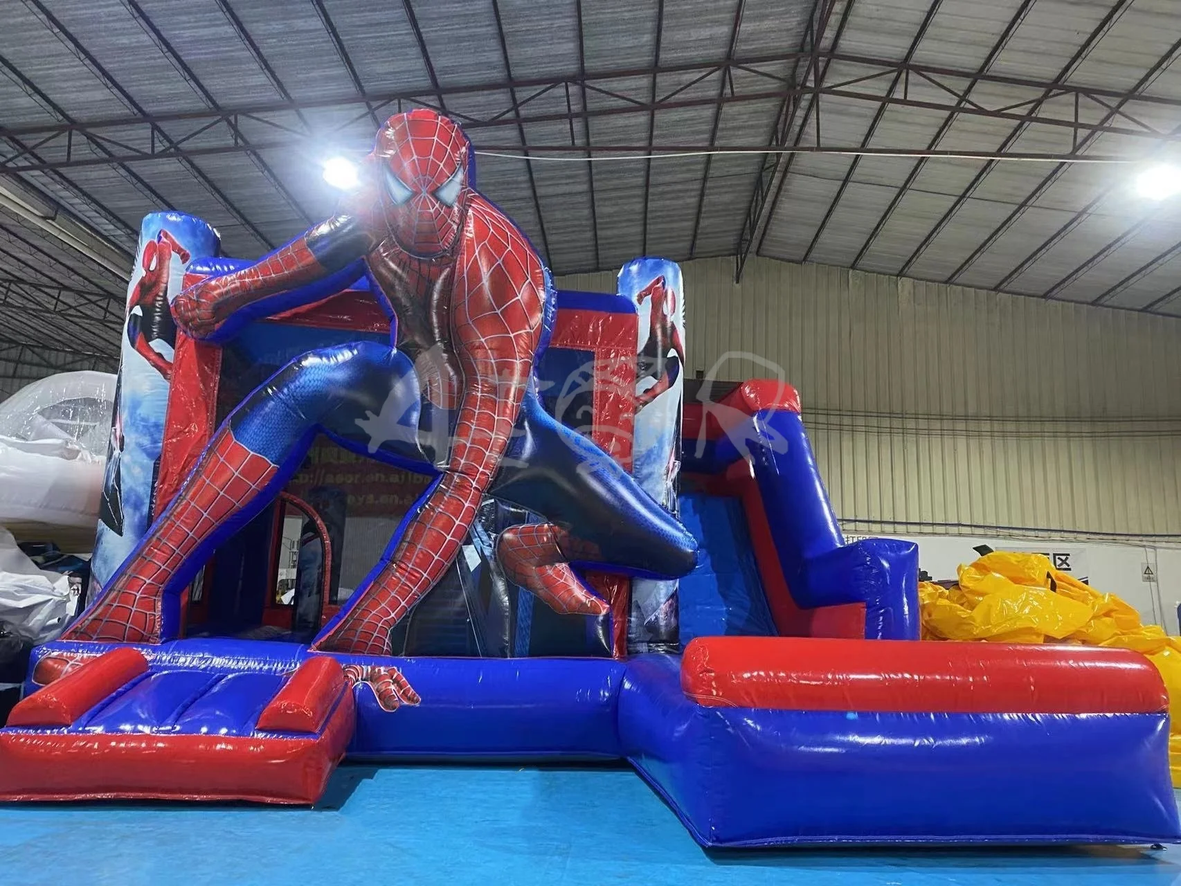 Commercial inflatable jumper bouncer  inflatable jumping bouncy castle bounce house  with slide