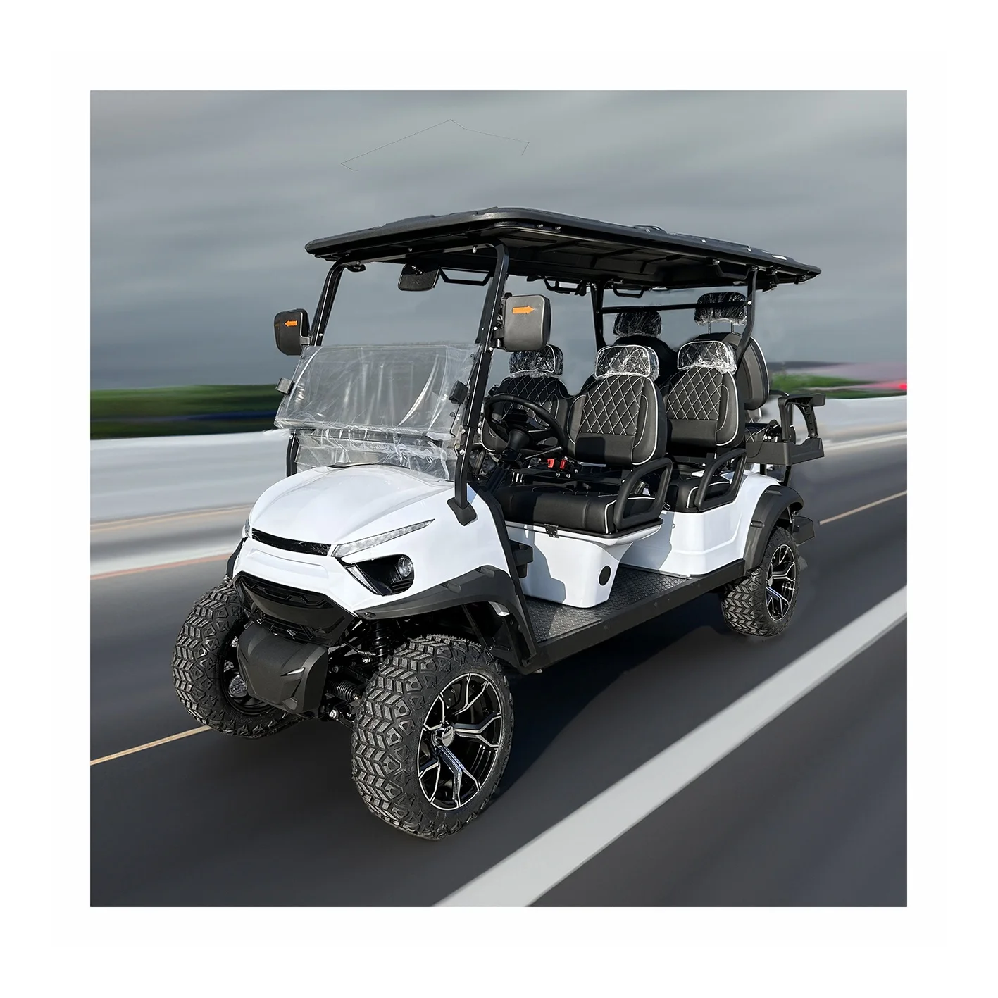 2024 New Designed Factory Price Luxury Modern 6 Person Electric ezgo Golf Cart 6 Seater