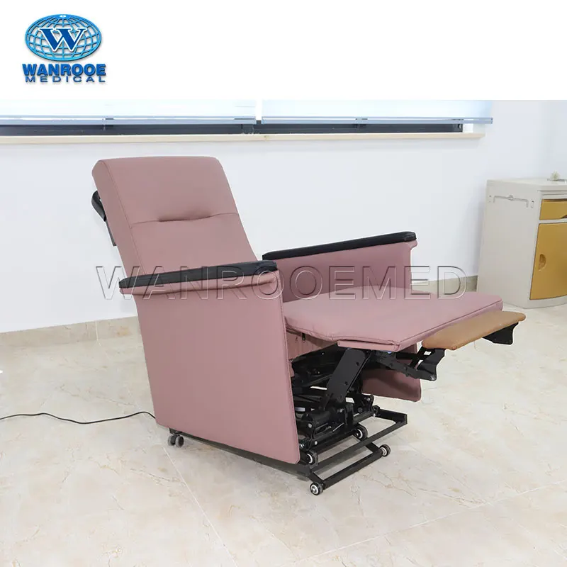 BHC302 Hospital Adjustable Geriatric Recliner Folding Accompanying Patient Chair