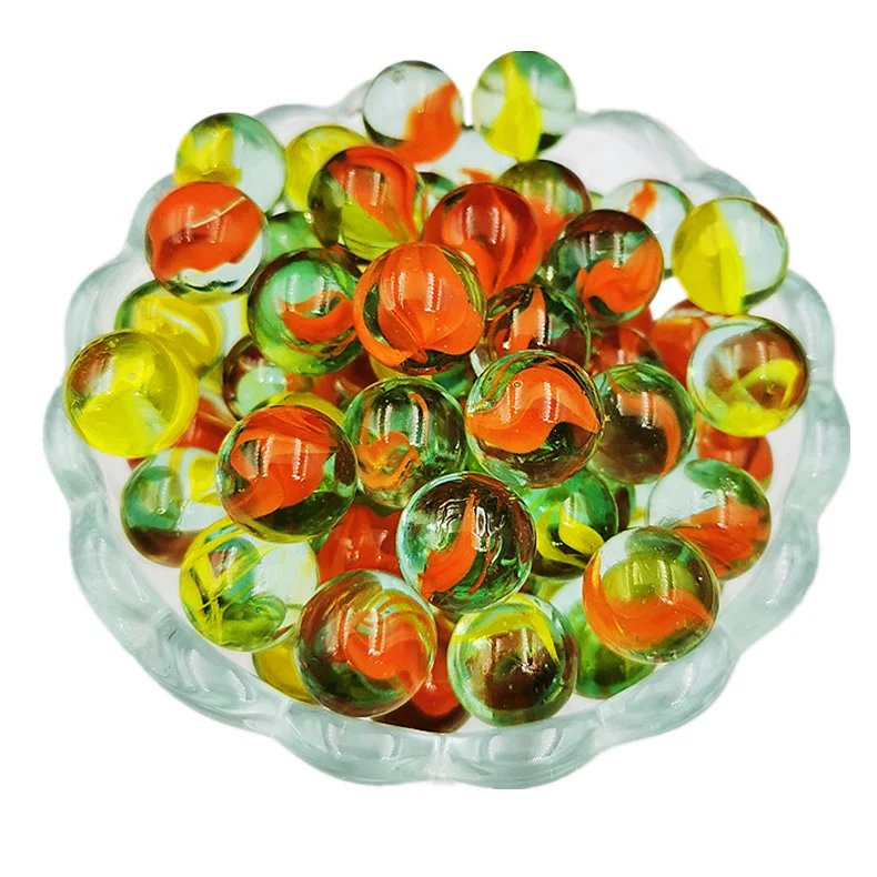 Wholesale Price 4-25mm colorful glass ball marble glass for children play