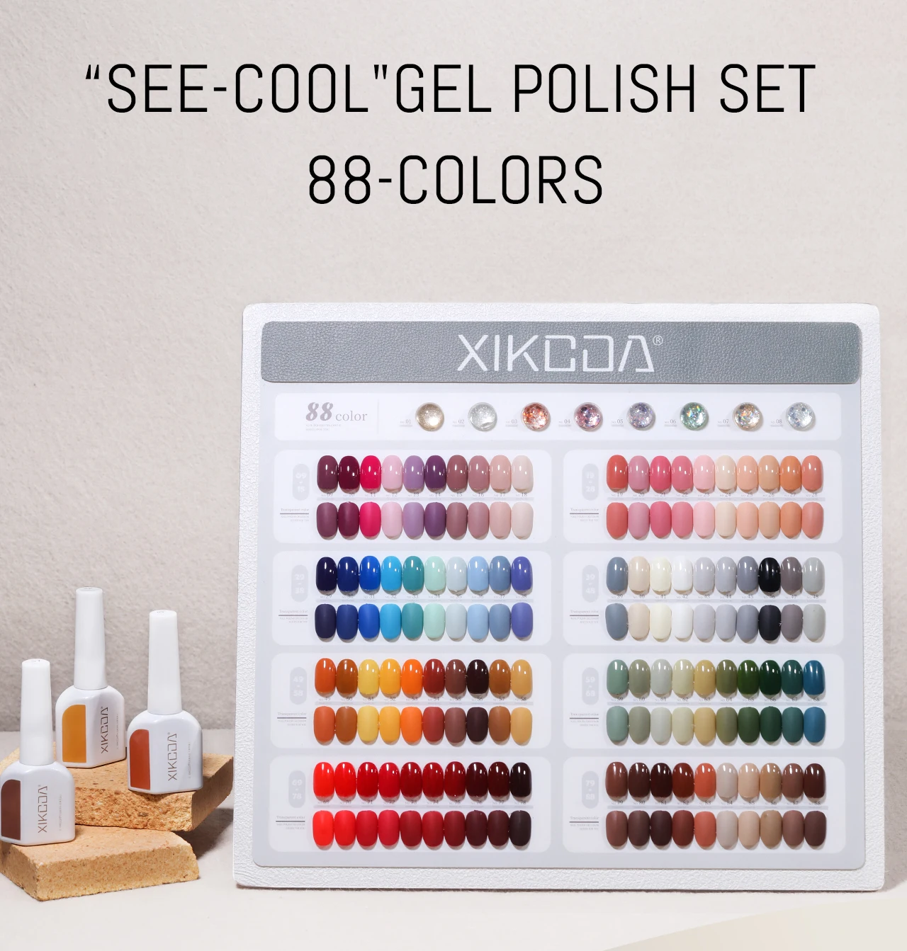 ZRKGEL  12 years factory supplier wholesale  88 colors 15ml OEM ODM long lasting non toxic free sample color gel set collection