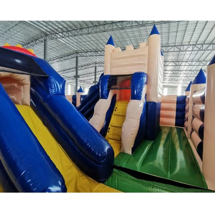 
commercial 20x12x5.5m EN-14960 giant inflatable playground dinosaur Inflatable theme park 
