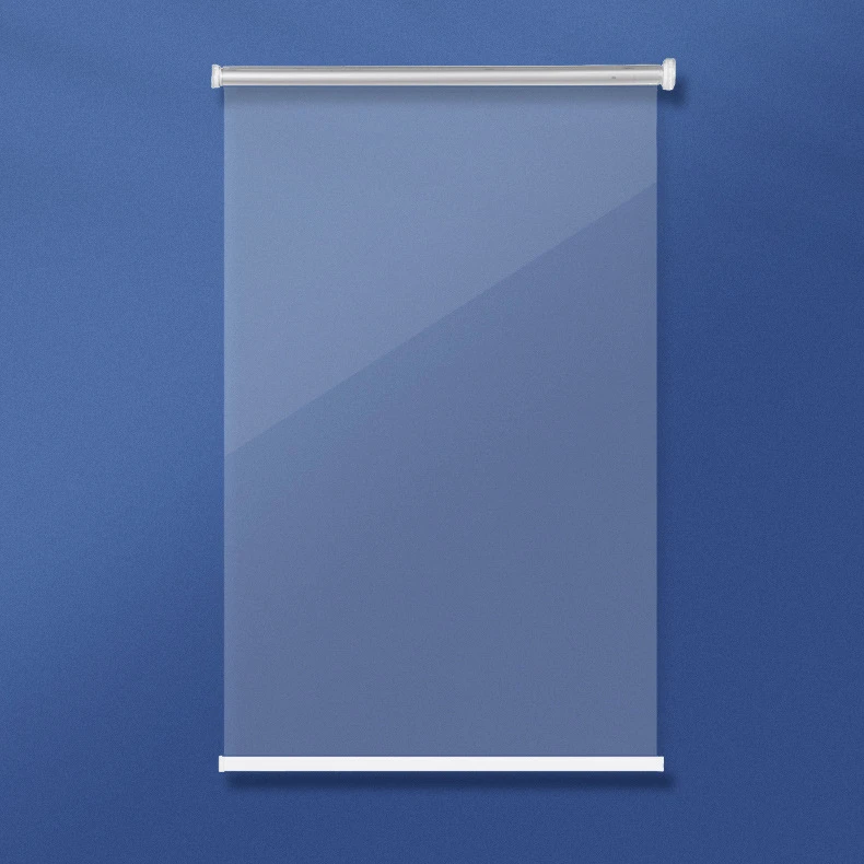OEM/ODM Transparent roller blinds bank soft glass accessible AC roller blinds