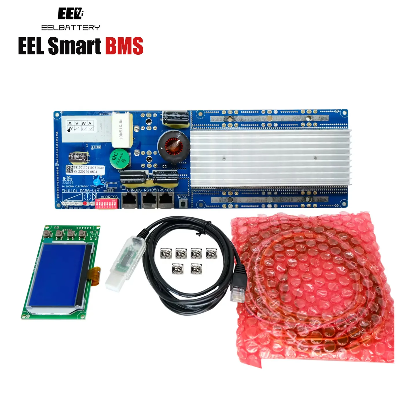 Smart BMS for Lithium ion Battery 48V 280Ah Smart BMS RS485 CAN Growatt 4S 8S 16S BMS