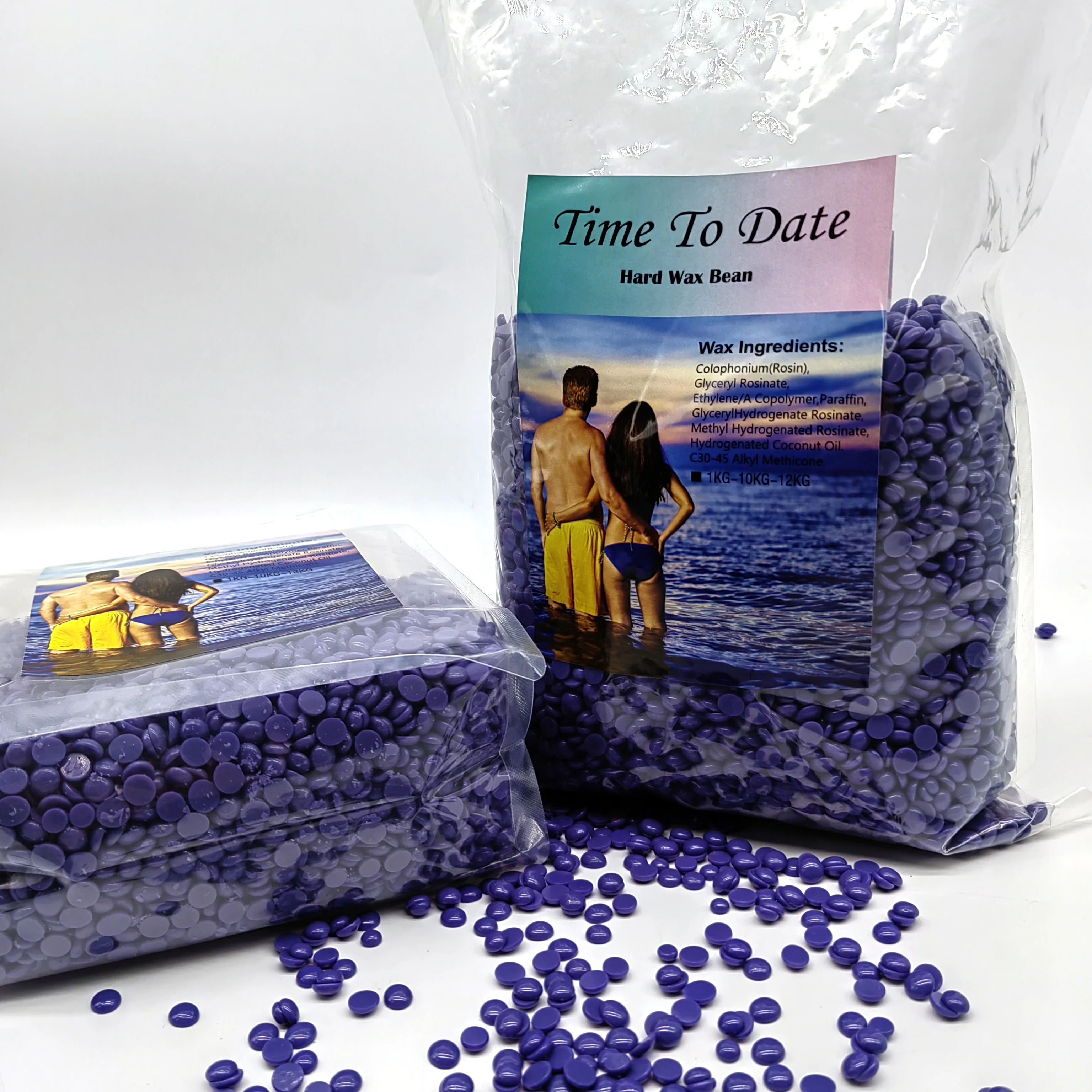 1000g 2.2LB Wax Unisex Brazilian Wax Painless lavender scent spa choice creamy hard wax bean for Easy Hair Removal