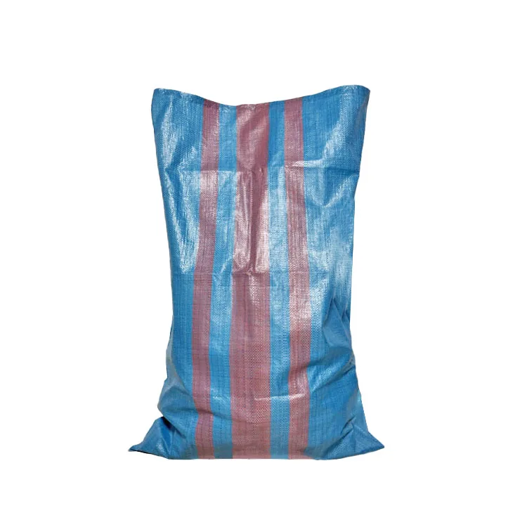 Custom blue pp sack bolsa rafia 50 kg 100 kilos pink woven plastic sack for arroz maize grain with make line to Poland