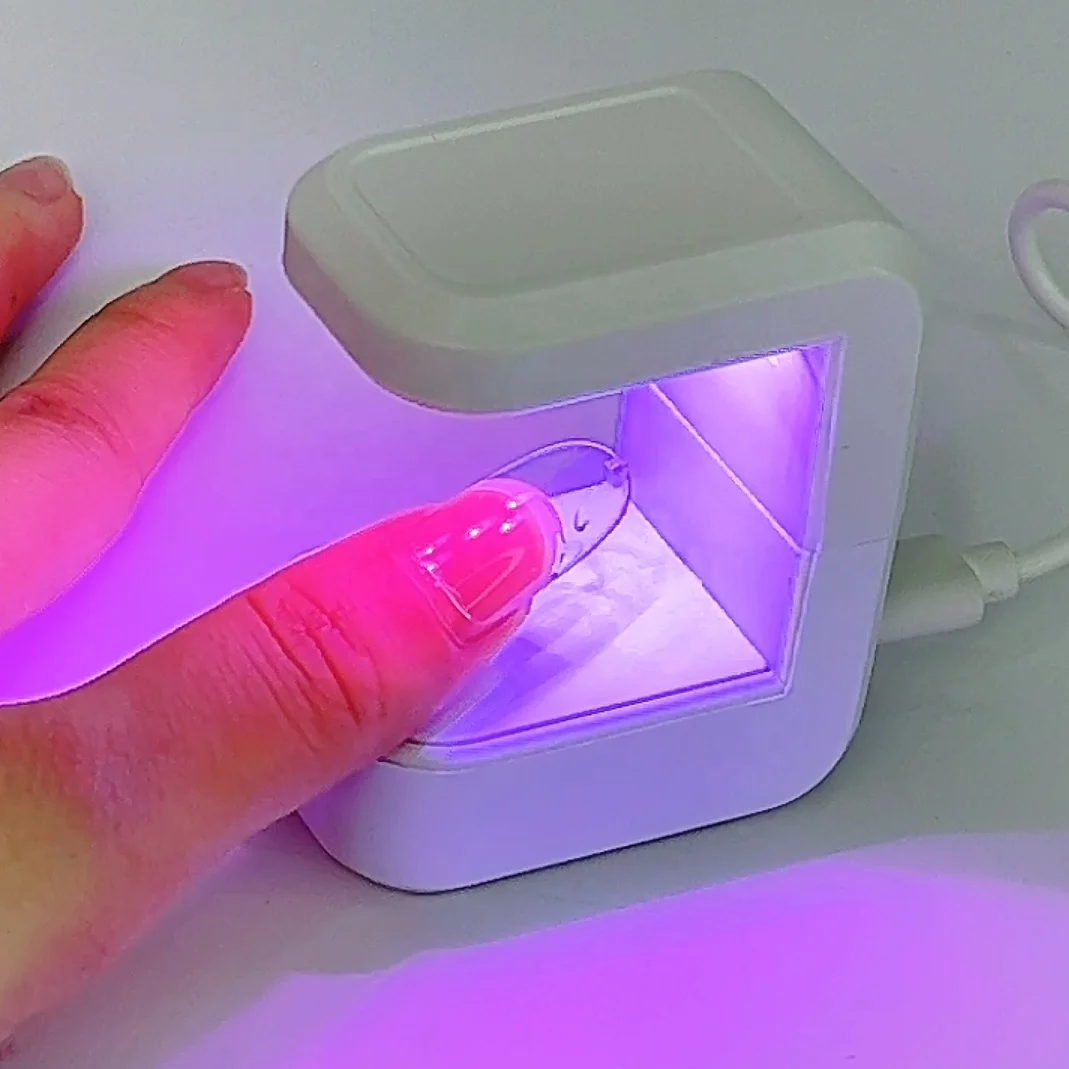 New Mini Nail Lamp Gel Lamp Cure Light Single Nail Polish Dryer Usb Nail Patch Phototherapy Machine Customized Logo