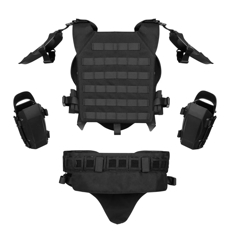 Wholesale outdoor tactical vest set cycling protective vest multifunctional tactical vest