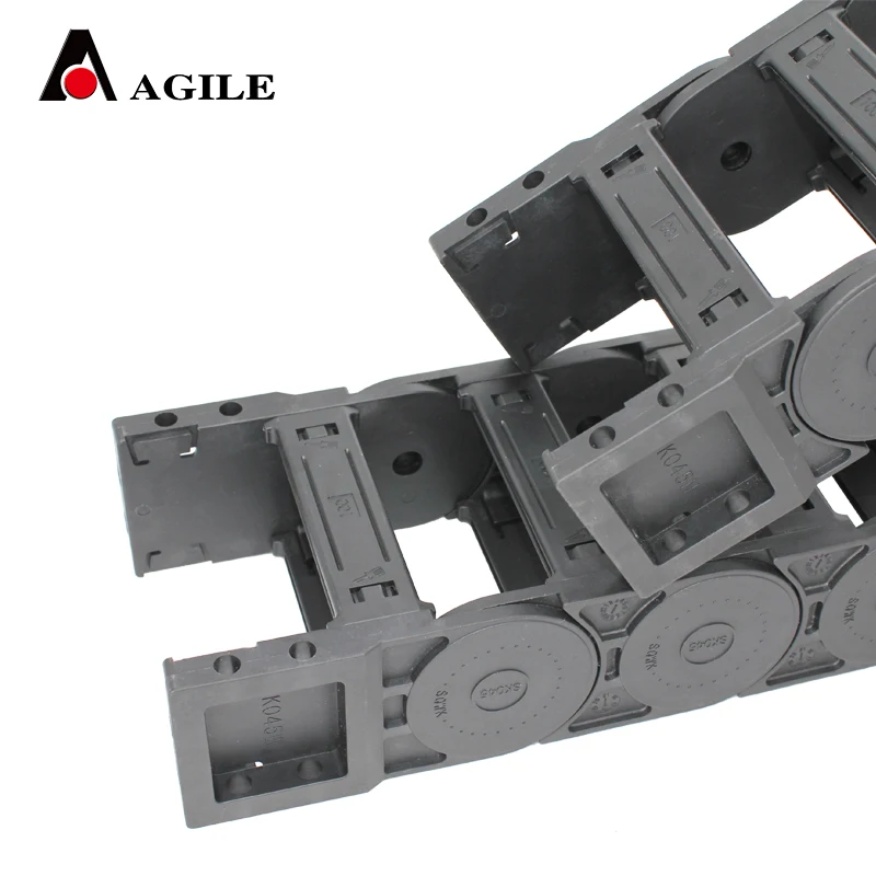 
45*100 mm SK bridge type reinforced nylon cable carrier for cnc 
