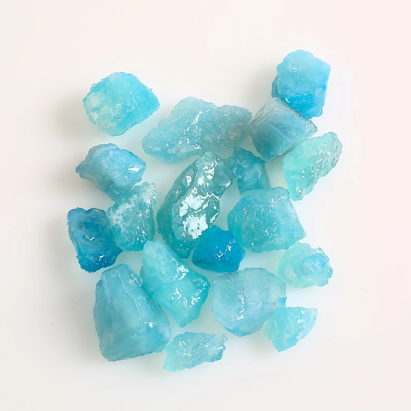 Natural Bulk Crystal Stones Aquamarine Rough Healing Crystals Raw Tumbled Stone