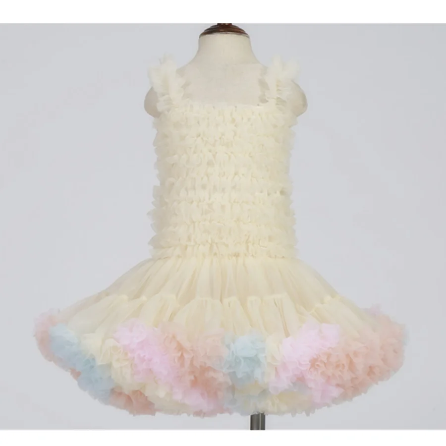 fashion beautiful baby children clothes cute tutu style little girls party dresses