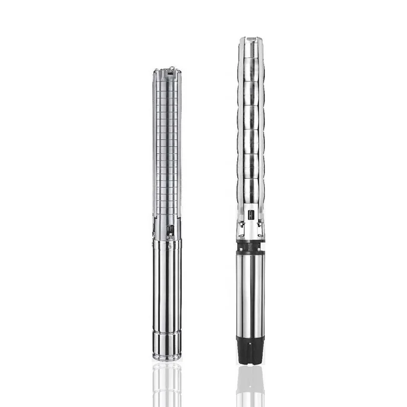 RIDA 4 Inches 1HP - 10 HP DC Brushless Motor Plastic POM Impeller Submersible Deep Well Water Pump