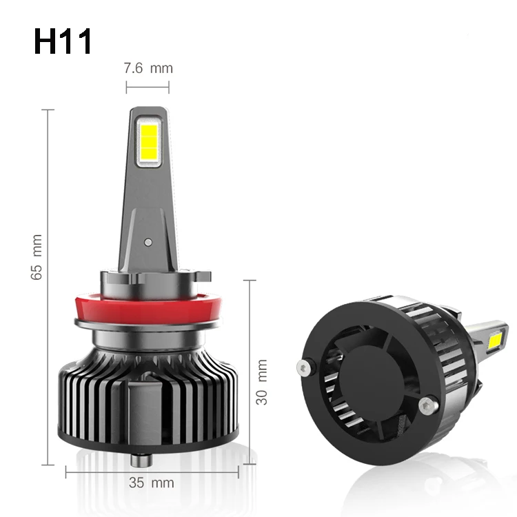  Spare parts 80W 16000LM waterproof led headlights hb3 h7 headlamps h4 sportlight 9012 5202 h16 car smart light