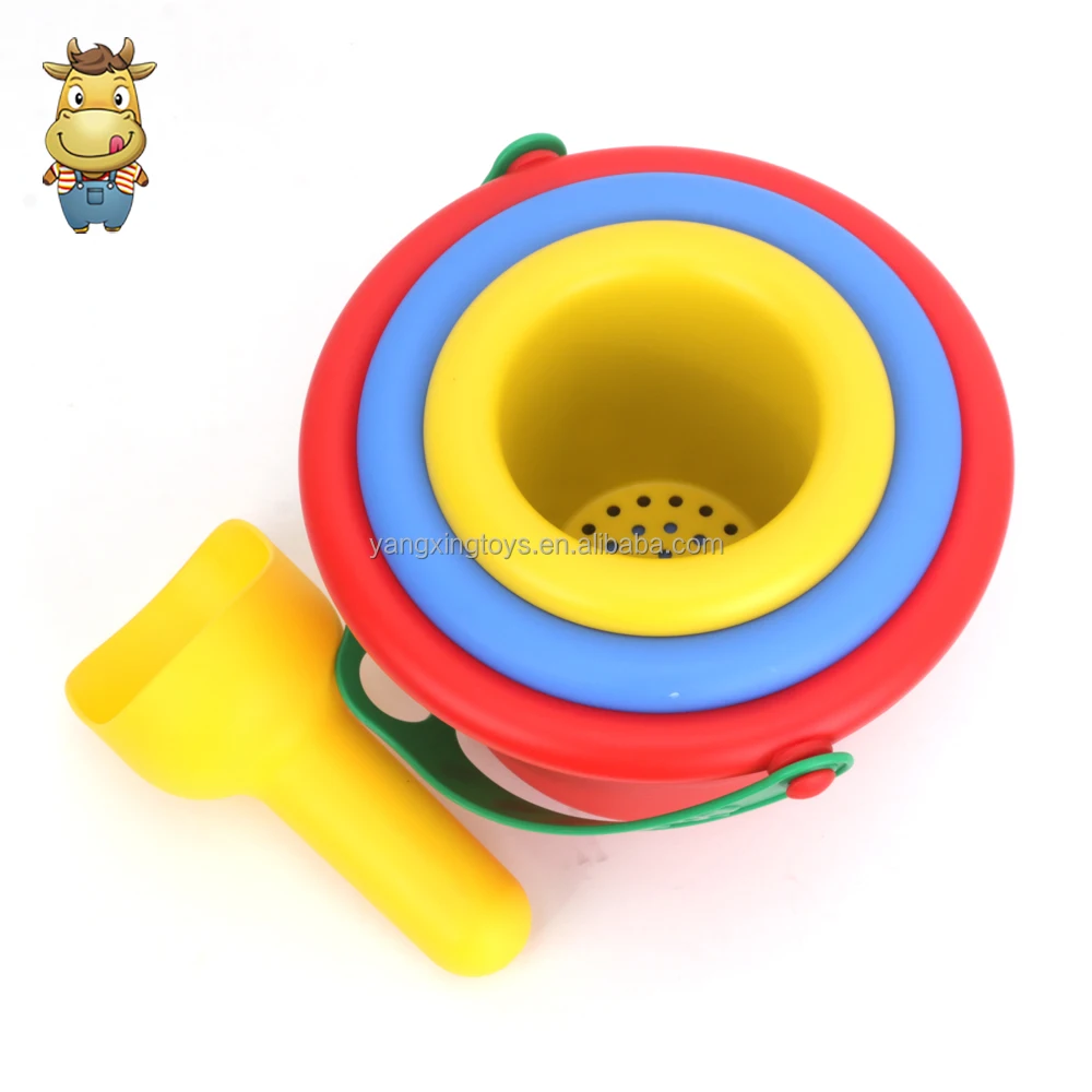 2024 New  Beach Sand Water Snow Toy Kids Outdoor Customize Bucket Shovel Sand Mold Summer Winter plastic