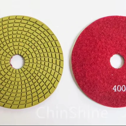 ChinShine diamond grinding tools 125mm 5 inch wet diamond polishing disc for marble