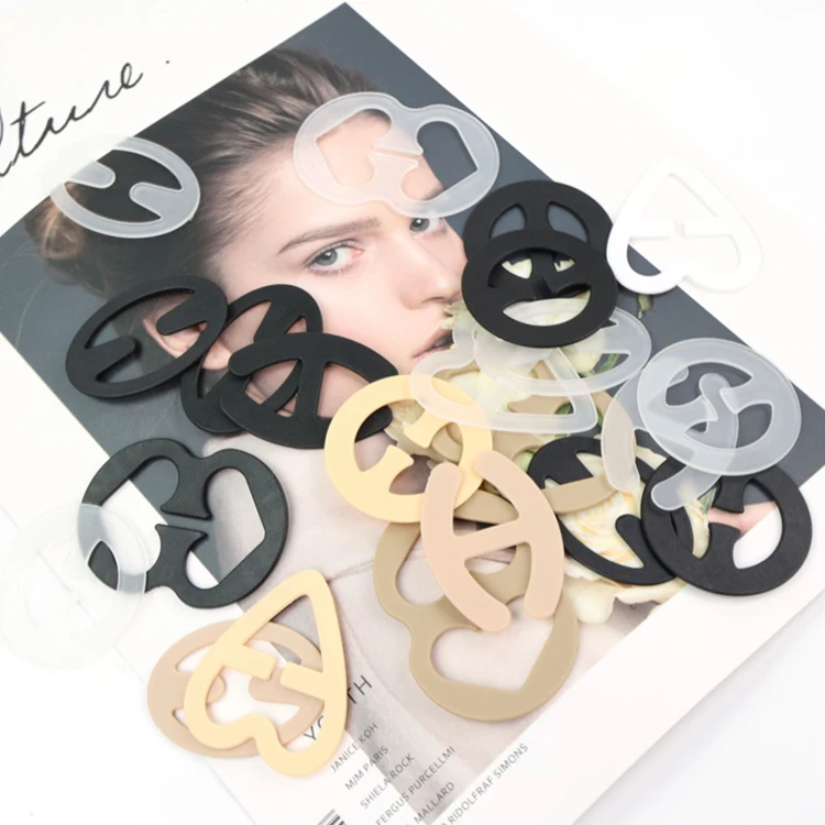 Bra Clips for Back Anti-Slip Bra Straps Holder Buckles Cleavage Control Clips for Bra