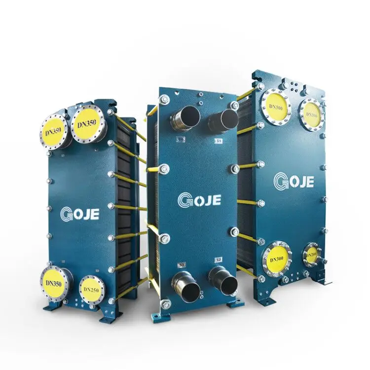 Marine boat engine plate heat exchanger