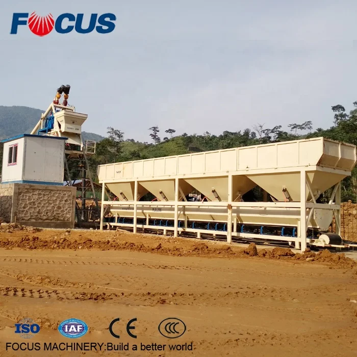 HZS35 35m3/h small concrete batching plant price