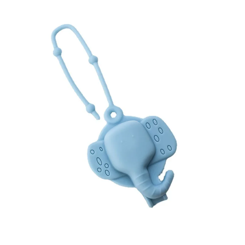 BPA Free Cute Animal Design Stretchable baby toy strap Silicone Pacifier Clips Straps Anti Falling Baby Toy Secure Straps Holder