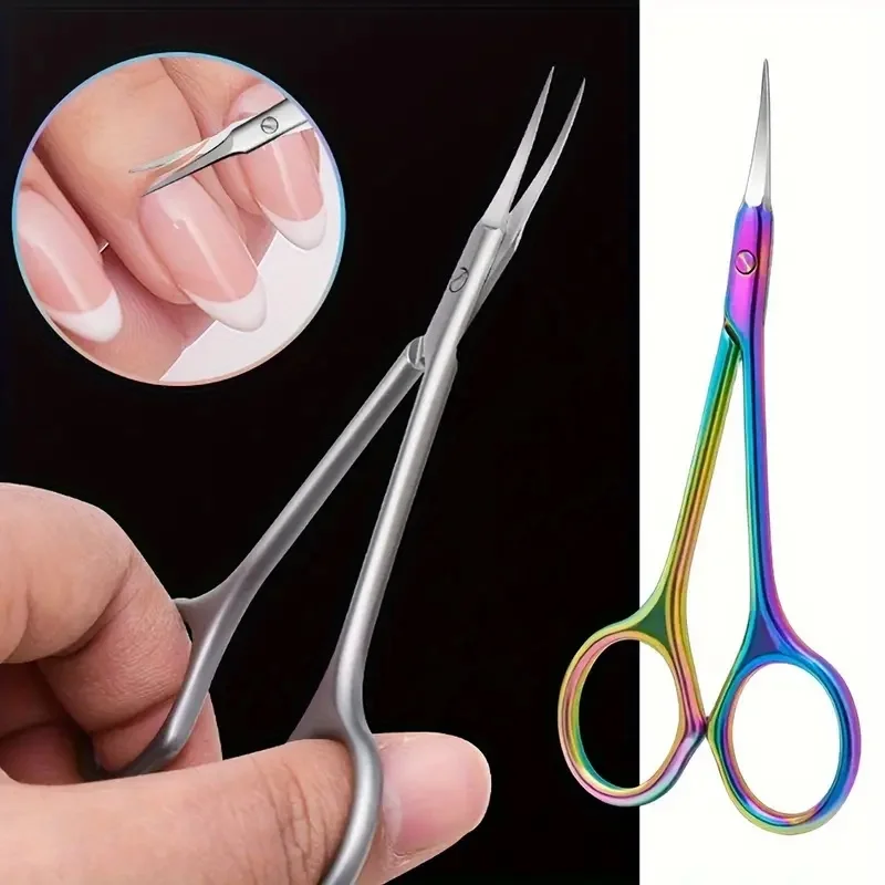 High-Precision Stainless Steel Cuticle Scissors Trimmers for Clean & Safe Nail Care