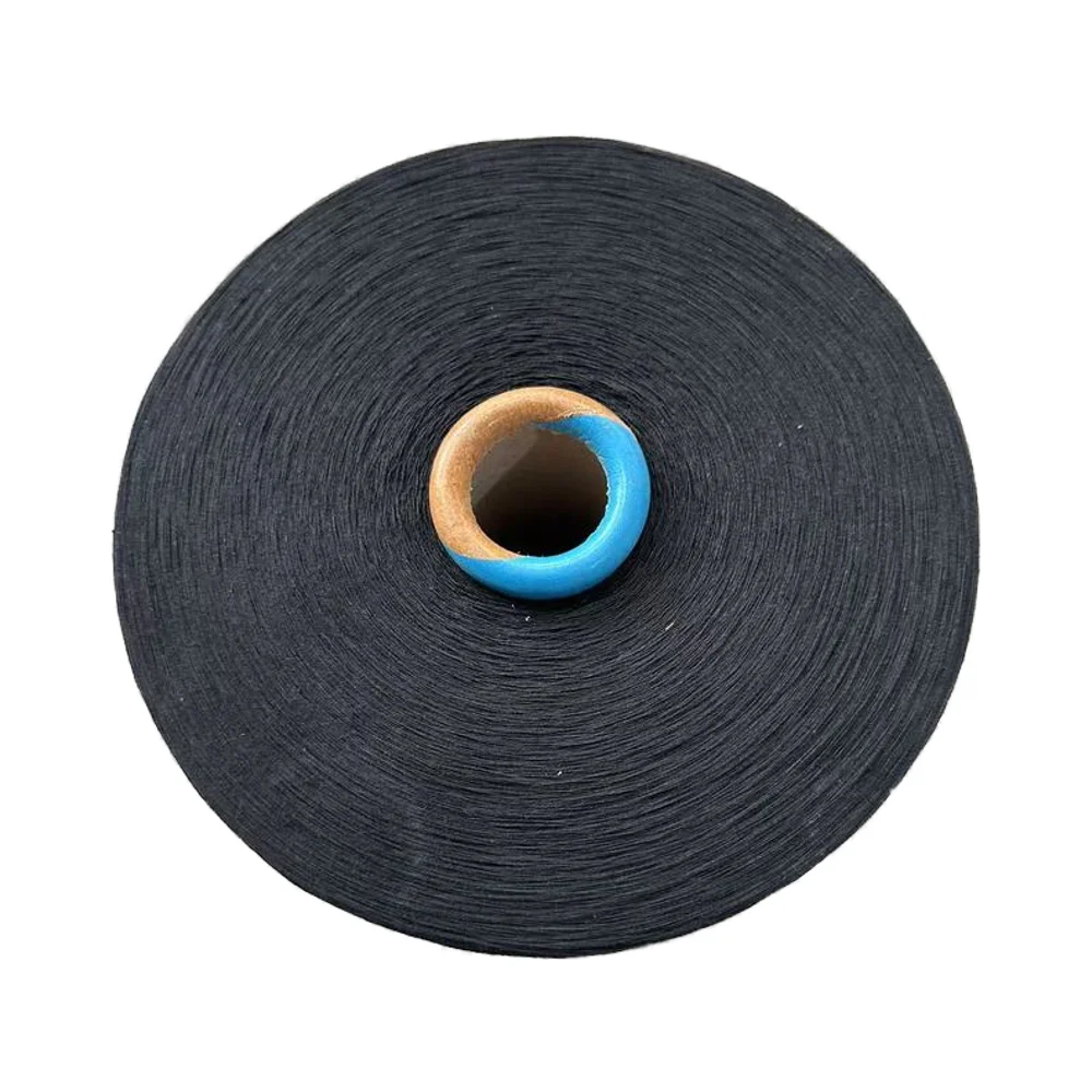 Competitive Price Black 20s/1 30s/1 16s/1 OE Blended Yarn Cotton Polyester Recycled Socks Yarn