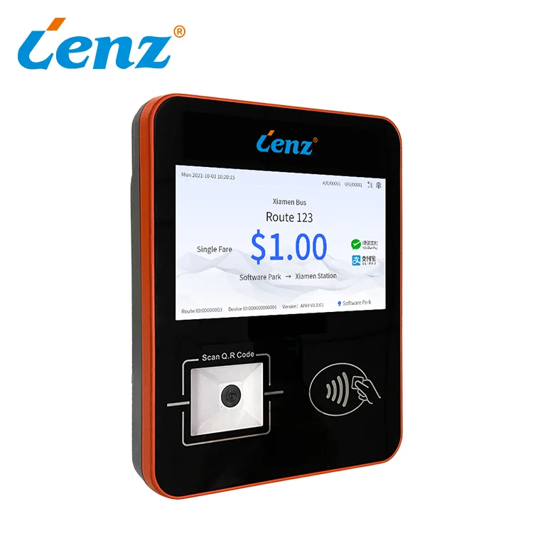 Bus automated fare collection device bus validator afc system automatic ticketing with QR payment
