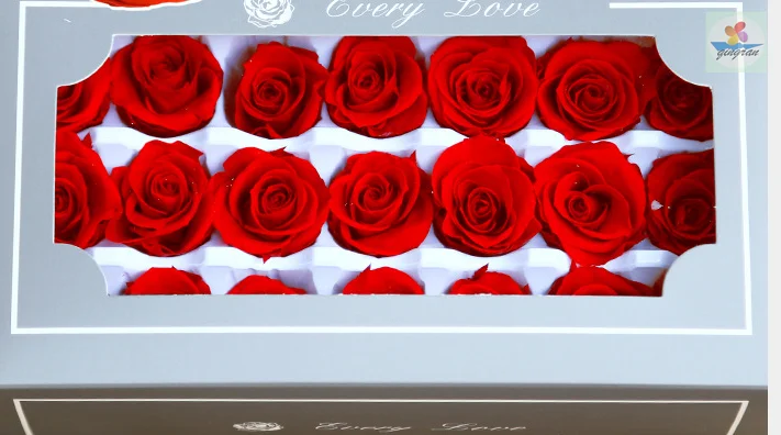 Factory supply preserved rose head 2-3cm preserved flower everlasting rose