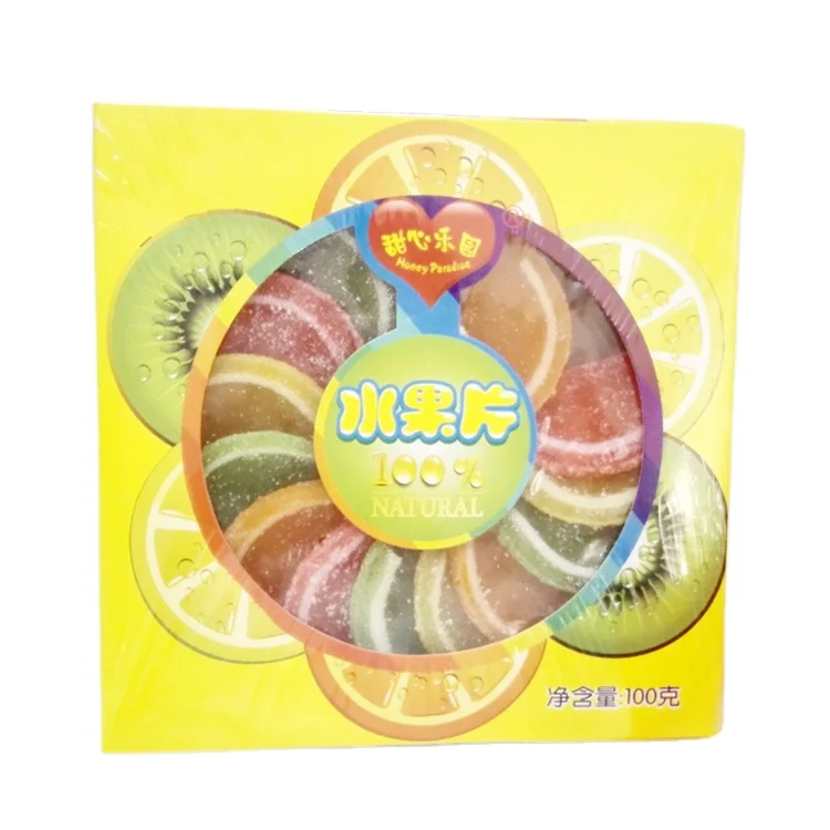 Watermelon slice orange slice  jelly candy candy box