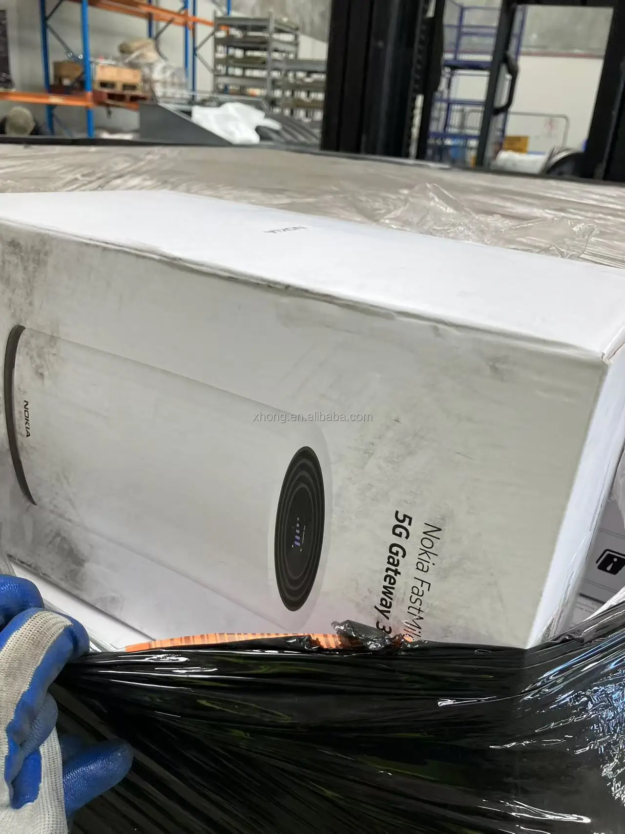 Маршрутизатор nokia 5G CPE с слотом для sim-карты RJ-45 Gige LAN портов многодиапазонный Nokia FastMile Gateway 3 поколения беспроводной