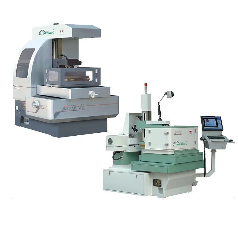 DK7732ZA    Wire Cut EDM  stepper motor cnc edm machine(multi-cutting,4 axis stepper motor drive)
