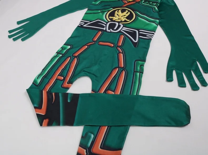 
Halloween Ninja Cosplay Costumes Boys Cosplay Sets Children Party Ninja Superhero Jumpsuits 