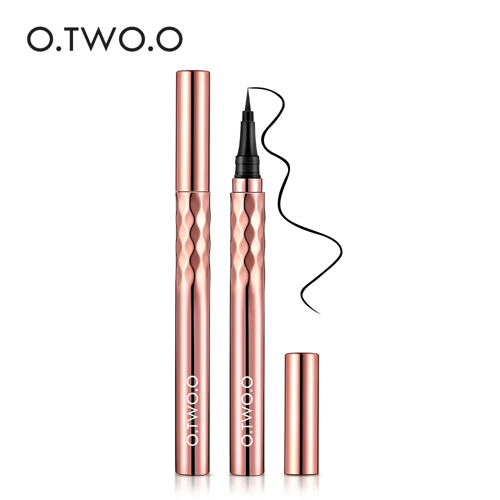 O.TWO.O Stamp Eyeliner Soft Sponge Head Liquid Eyeliner Quick Drying Waterproof Eyeliner Pen Miraculous Cat-eye Stamp 3 Years