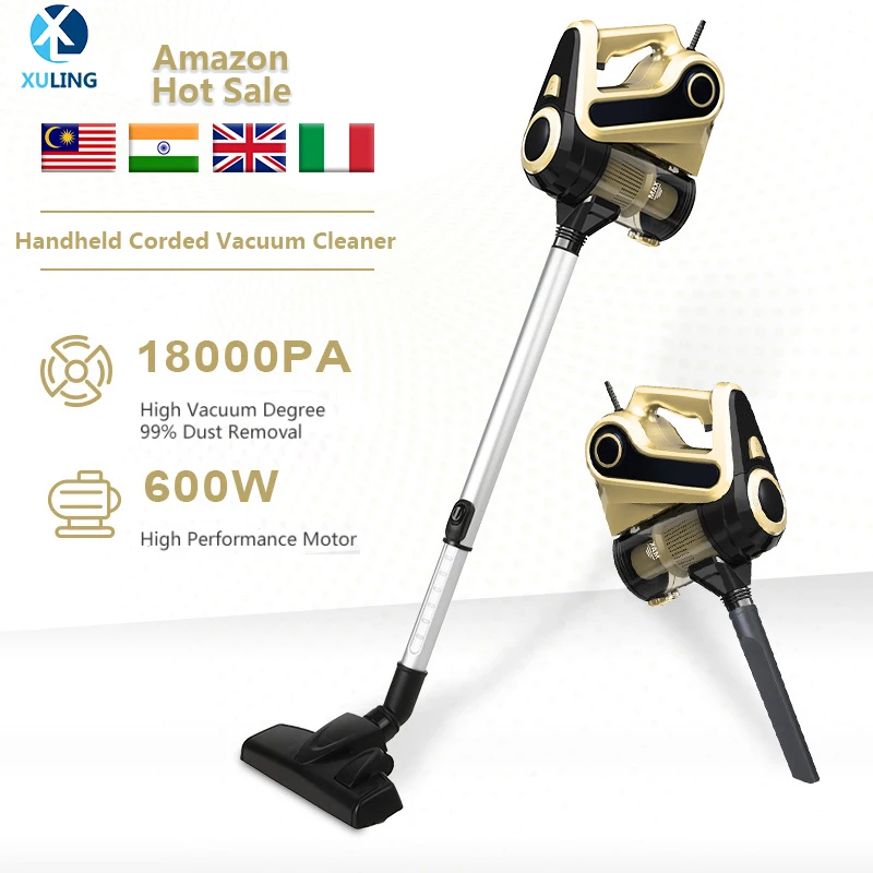 Ручной Проводной вертикальный пылесос, 600 Вт, 18 кПа
