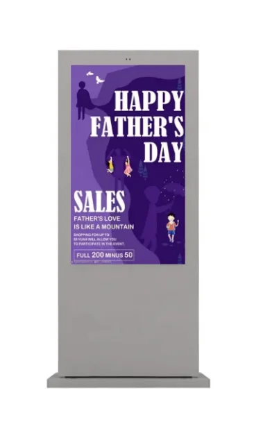 65inch Digital Signage And Displays Solar Panel Capacitive Touch Android Lcd Display Other Outdoor Advertising Equipment Screen