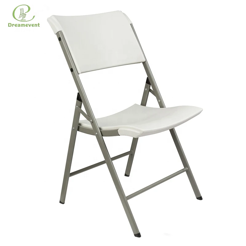 Outdoor Folding Chair Wholesale Foldable Lightweight Easy Carry HDPE Metal Quality Portable Plastic Wedding Home Furniture 50pcs