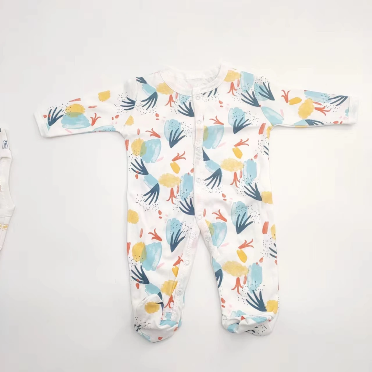 High quality hot-sale 3 pure soft baby cotton sleepsuits baby suit  baby clothes gift set