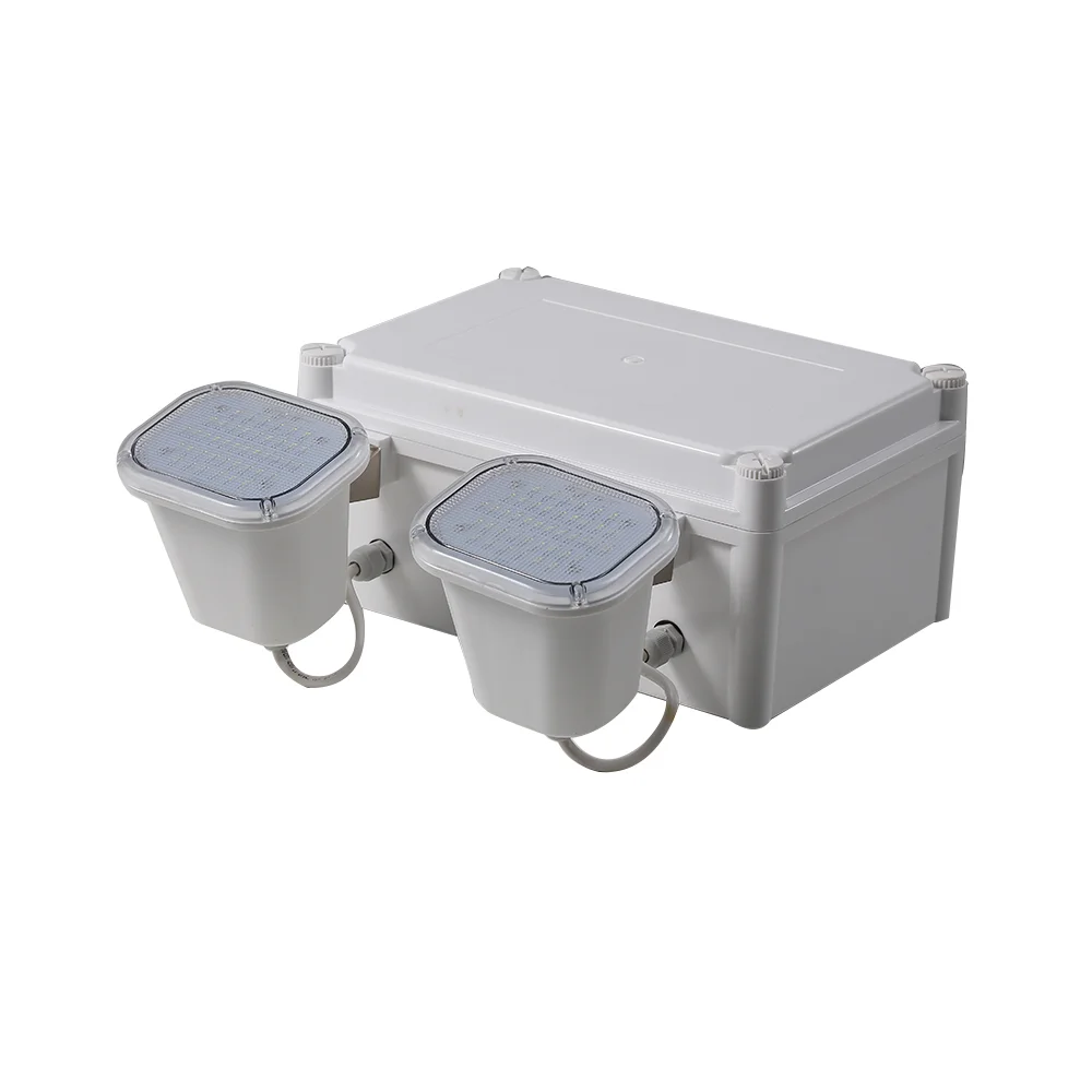 Ni-cd Battery 6V/4.5Ah  IP65 Waterproof High Lumen 2x6W LED Twin-spot Emergency Light for hotel