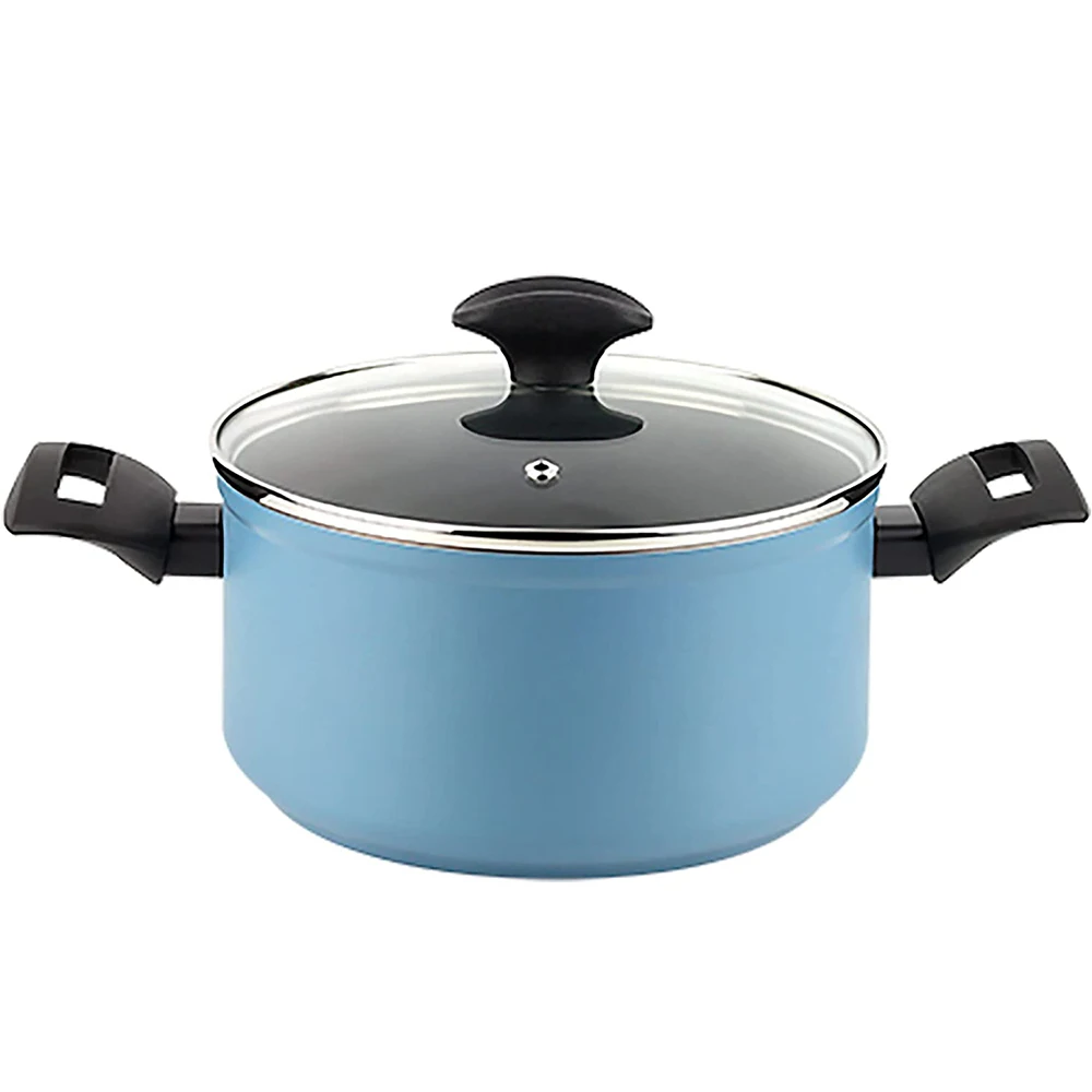 Home Cooking  Kitchen Utensils Forged  Cooking Set   Aluminium  Non Stick Cookware Soft Touch Handle