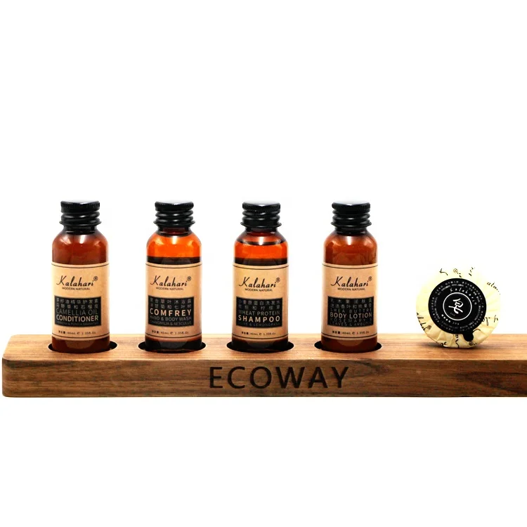 Custom Hotel Toiletry Kit Bathroom Amenity Sets Bath Soap Shampoo Conditioner Shower Gel Body Lotion in Bottle
