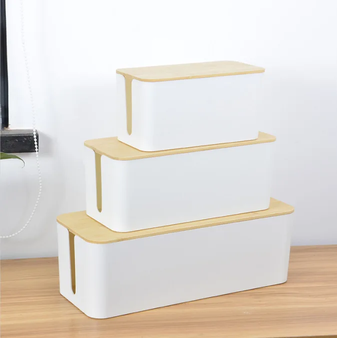 Wholesale ABS Material Wooden Style distribution box  wire sorting box