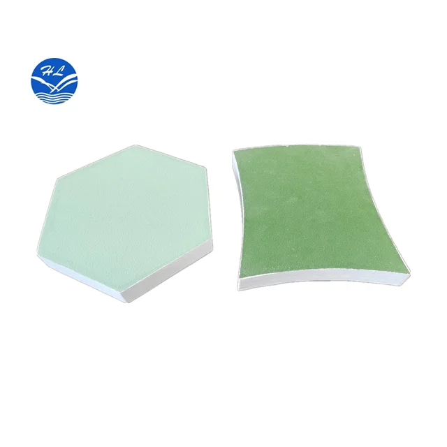 Acoustical fiber glass wool insulation ceiling tile with good manufacture price